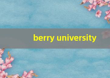 berry university